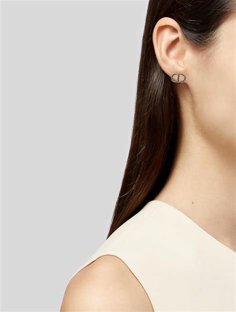 christian dior stud earrings|dior earrings.